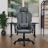 Arozzi Torretta Premium Softfabric™ ergonomiška žaidimų ir biuro kėdė su pažangiu sėdynės mechanizmu, 3d porankiais, aukštu atlošu, pasukama atlošimo funkcija, 2 atraminėmis pagalvėlėmis - (ash)