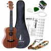 Arrow mh10 sapele koncertinis ukulele komplektas su priedais
