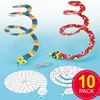 Art & Fun Spiralės gyvatės kortelės mobilūs pakabinimui, 10 vnt.