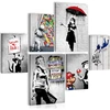 Plakatas Art Zone Street Art Sieninė Tapyba Banksy Stiliaus - Paruošta Kabinti