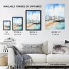 Artfabrics Vandens spalvos tapyba "brighton Beach" – didelis sienos meno plakatas