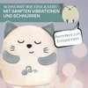 Artsana S.p.A. Chicco, murkianti katė, interaktyvus pliušinis žaislas, imituoja murkiančios katės garsą ir vibracijas, klasikinė muzika, minkšta pagalvėlė, skalbiamas skalbimo mašinoje, žaislas kūdikiams nuo 0 mėnesių