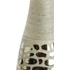 Aruva Ceramics Gėlių vazos, stalo vaza, keraminės dekoratyvinės mažos vazos gėlėms, pampų žolės dekoracija, namų svetainė, valgomojo stalas, biuro dekoras, keraminė vaza, dovana vestuvėms, kalėdoms, įkurtuvėms, 37 x 12
