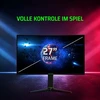 Aryond A27 V2 lenktas žaidimų monitorius, 27 colių 180hz lenktas Qhd (2560 x 1440) ekranas, 1ms reakcijos laikas, Hdr 10 Ratio Freesync ir G-sync 119.9% Srgb, Pc ekranas, Hdmi jungtis