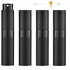 Atomizeris, flakonas kvepalams 8ml juodas luxury su purškikliu kvepalai x4