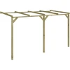 Atremiama pergolė, 2x4x2,2m, mediena