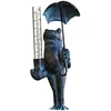 Atsarginis stiklinis lietaus matuoklio vamzdelis pastatomam varlių lietaus matuokliui, lauko metalinis lietaus matuoklis, karoliukai sodui kiemui terasai takui, įvairių spalvų.