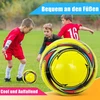 Atsparus vandeniui profesionalus odinis futbolo kamuolys, 5 dydis, apsauga nuo oro nutekėjimo, profesionalus varžybų futbolo kamuolys, kamuolio varžybos, oficialus treniruočių kamuolys vaikams, paaugliams, suaugusiems, vidaus, lauko, geltonas