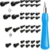Atsuktuvas Ring, atsuktuvas Doorbell, dvipusis Torx atsuktuvas su 40 vnt. T6 T15 varžtais Doorbell apsaugos rinkiniui, skirtas Ring Doorbell, Video Doorbell (oranžinis)