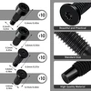 Atsuktuvas Ring, atsuktuvas Doorbell, dvipusis Torx atsuktuvas su 40 vnt. T6 T15 varžtais Doorbell apsaugos rinkiniui, skirtas Ring Doorbell, Video Doorbell (oranžinis)
