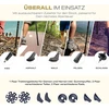 Attrac sulankstomi trekingo stulpai (auksiniai) I žygio stulpai, sulankstomi iki 40 cm I aliumininiai trekingo stulpai su greitu atsegimu I teleskopiniai reguliuojami ir itin lengvi, su programėle