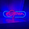 Pakabinamas šviestuvas Atviras neoninis ženklas Led atviros neoninės naktinės lempos kambario dekoravimui šviesa Usb atvira lempa miegamojo alaus baro parduotuvės kavinės klubo parduotuvės namų baro restorano viešbučio salono verslo dovanos