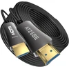 Atzebe šviesolaidinis Hdmi kabelis 2.0 palaiko 4k @ 60hz 3d Full Hd Arc Cec Hec funkcijas, 20 m