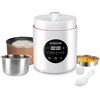 Audecook Ryžiųquick cooker mažas 1.5 l su mažo angliavandenių kiekio funkcija ir garintuvu, mini Ryžiųquick cooker su 7 funkcijomis, skaitmeninis Daugiafunkcisquick cooker, laikmatis, šilumos palaikymo funkcija sveikam maitinimuisi, Daugiafunkcisquick coo