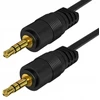 Audio aux kabelis mini jack 3,5 mm kištukai vyriški 1 m