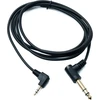 Audio kabelis 6.35mm į 3.5mm kampuotas, 180 cm