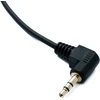 Audio kabelis 6.35mm į 3.5mm kampuotas, 180 cm