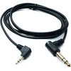 Audio kabelis 6.35mm į 3.5mm kampuotas, 180 cm