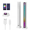 Automagnetola Audio lygio indikatorius 16led baltas Usb Abs