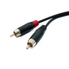 Audio Rca kabelis 2x Rca, 100 cm, juodas