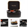 Audizio Retro patefonas lagamine su bluetooth garsiakalbiais ir Audio Technica galvute