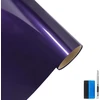 Aukščiausios kokybės itin blizgi violetinė vinilo plėvelė, skirta automobilio stogo sparno statramsčiui, motociklo lipdukas (50 cm x 150 cm)