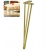 Auksinė Hairpin Tl40 stalo koja, 40 cm, metalinė