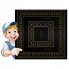 Aukso ir juodas 3d retro stiliaus graikiškas sienų panelis lubų kasete R23 C-zł