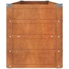 Aukštas sodo lovelis, rūdžių, 160x40x45cm, Corten plienas