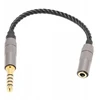 Ausinių adapteris paauksuotas kabelis 4,4 mm