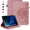 Auslbin dėklas galaxy tab a 2016 planšetiniam kompiuteriui 10.1 colio t580, retro tab a6 (2016) 10.1 /t580 apsauginiai dėklai vienspalviai, įspaustas stilius, magnetinės sagtys, stovo funkcija, rožinis