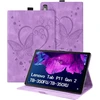 Auslbin dėklas, skirtas lenovo tab p11 (2nd gen) 11.5 colių tb-350fu/tb-350xu 2022 pu odinis dėklas su stovu, apsauginis dėklas, skirtas lenovo tab p11 (2nd gen) 11.5 colių, violetinis