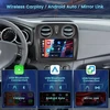 Automagnetola Fuluku 2+64g android automobilinis radijas renault dacia sandero ii b52 2012-2019 su belaidžiu carpaly & android car, 9 colių ips jutiklinis ekranas su bluetooth/gps/atbuline kamera/fm/wifi/swc/26ui
