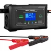 Automatinis automobilinis akumuliatorių įkroviklis su 12v 24v atnaujinimo funkcija
