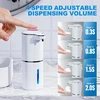 Automatinis muilo dozatorius, montuojamas ant sienos, bekontaktis 380 ml, elektrinis muilo dozatorius su jutikliu, Usb įkraunamas putų muilo dozatorius voniai, virtuvei, biurui