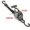 Automatinis surišimo diržas / automatinis surišimo diržo kabliukas automatinis surišimo diržas 330 cm surišimo diržas su terkšle automatinis surišimo diržas bagažo įtempiklis su kablio kabliu surišimo talpa