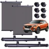 Automobilinė apsauginė roletė nuo saulės su siurbtukais, komplektas 2x 40 cm