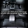 Automobiliniai kilimėliai noxx, tinkantys fiat fiorino diesel 2020-2024, bekvapiai 4.5d, tinkantys bet kokiam orui, 5 dalių, neslystantys, aukštu kraštu, guminiai kilimėliai, juodi grindų kilimėliai priekiniai galiniai automobilio kilimai