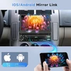Automagnetola Automobilinis 1 din radijas su bluetooth laisvų rankų įranga, ios/android mirror link, 7 colių rankiniu būdu ištraukiamas ekranas, automobilinis radijas su bluetooth fm radijas/usb/aux/eq/type c vairo valdymu + atbulinės eigos kamera