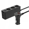 Automobilinis įkroviklis 4xusb, 3 lizdai, 120w, Pd