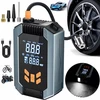 Automobilinis kompresorius elektrinis siurblys oro kompresorius air pump su lcd ekranu