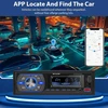 Automagnetola Automobilinis radijas 1 din bluetooth automobilinis radijas su bluetooth laisvų rankų įranga fm radijas / usb / tf / aux in / rca / 40 eq / programėlė, nustatanti automobilį / 7 spalvų mp3 grotuvas su nuotolinio valdymo pultu stereo automobilinis radijo i