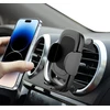 Automobilinis telefono laikiklis apvalioms ventiliacijos grotelėms