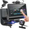 Automobilinis vaizdo registratorius atbulinės eigos kamera priekis galas full hd