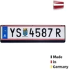 Automobilio numerio laikiklis Austria – 2 vnt. pakuotė – numerio stiprintuvas austriškam valstybiniam numeriui – spalva: juoda