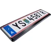 Automobilio numerio laikiklis Austria – 2 vnt. pakuotė – numerio stiprintuvas austriškam valstybiniam numeriui – spalva: juoda