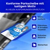 Automobilio parkavimo diskas - atitinka Stvo - juokingas automobilio parkavimo diskas - tvirtas parkavimo diskas su ledo grandikliu - rankinis parkavimo matuoklis automobiliui su Es patvirtinimu - juokingas parkavimo diskas - automobilio aksesuarai parkav