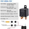 Automobilio Relė 12v 250a, 5 kontaktų, didelės apkrovos