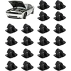 Automobilio variklio dangčio izoliacijos pagalvėlės laikiklio spaustukas, variklio dangčio atraminio strypo spaustukai, izoliacinė medžiaga, variklio dangtis, dangtelio kištukai, variklio dangčio izoliacinė medžiaga, tvirtinimo spaustukas, automobilių pra