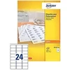 Avery Zweckform Avery 2400 etikečių, skirtų vienspalviams kopijavimo aparatams (dp247), 70 x 36, baltos